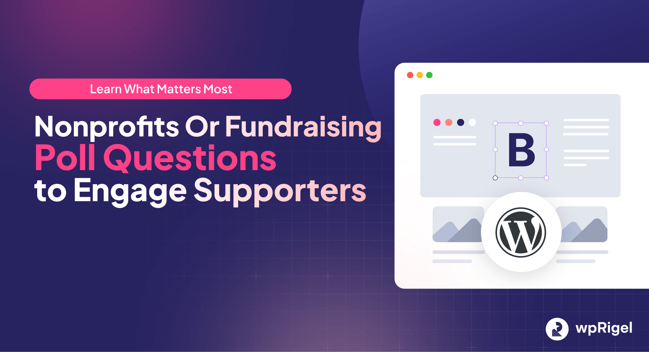 Nonprofits Or Fundraising Poll Questions to Engage Supporters