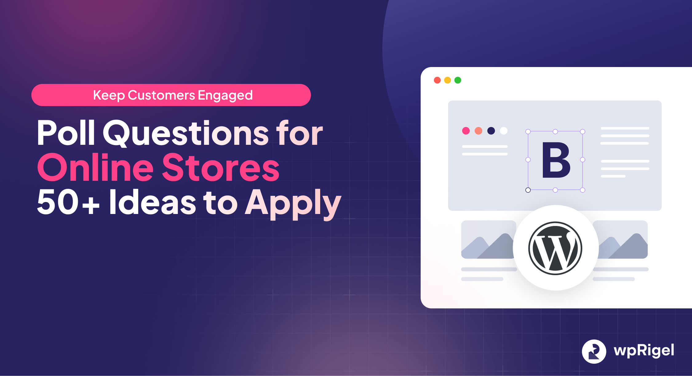 Poll Questions For WooCommerce Stores