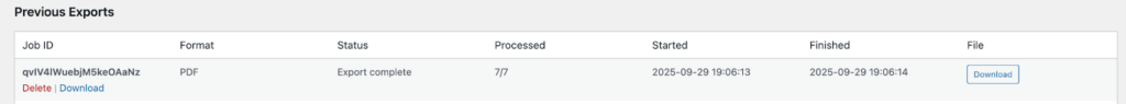 Delete poll and survey results in WordPress with Pollify- export poll results in WordPress