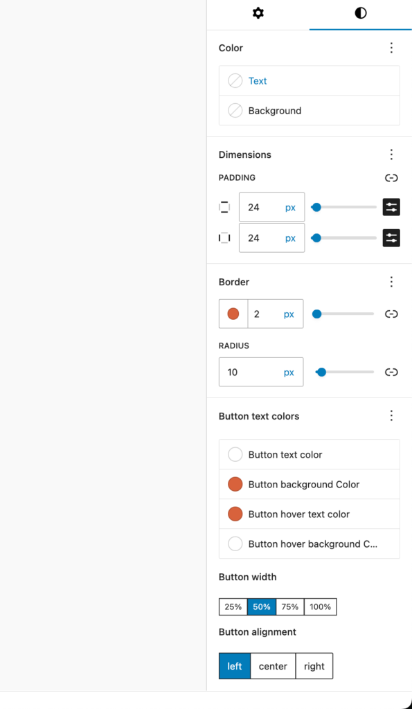 style seetings of Pollify Engagement block