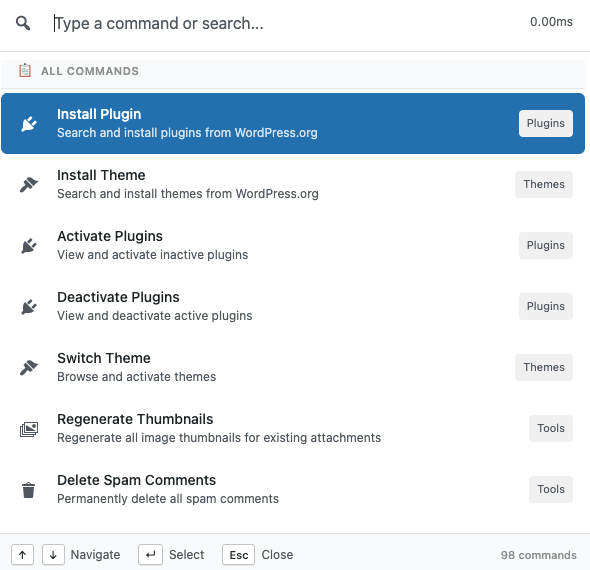 all commands on commandify pro- 100+ commands