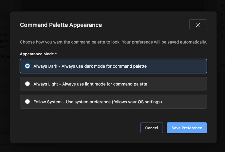 3-default-dark-mode-appearance-on-comandify-always-dark-always-light-follow-system