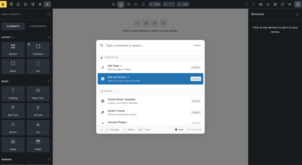 contextual-search-and-command-on-bricks-builder