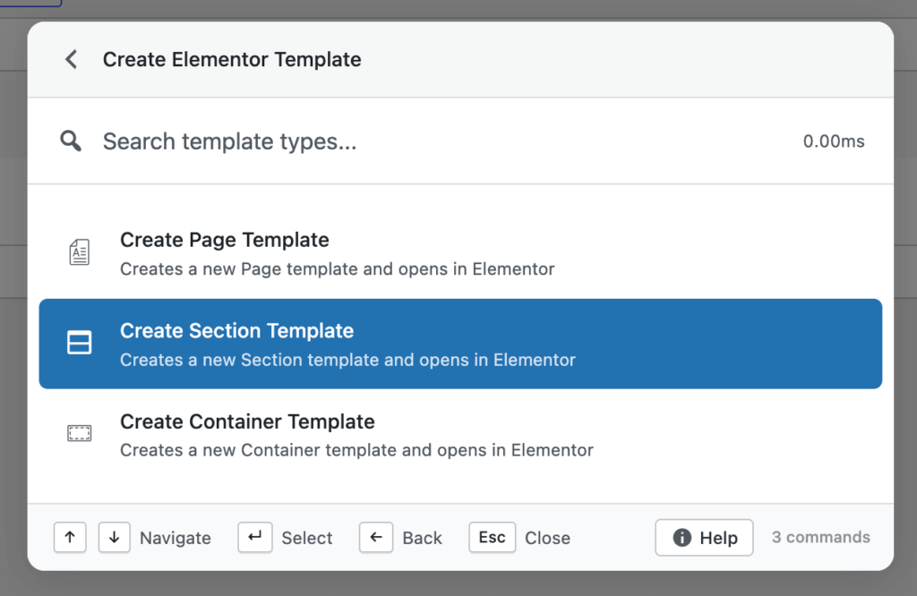 create-elementor-template