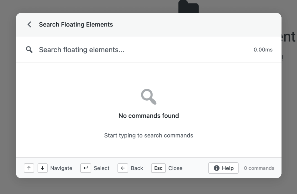 search-floating-elements-on-elementor-with-commandify