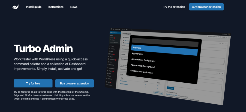 turbo-admin-homepage